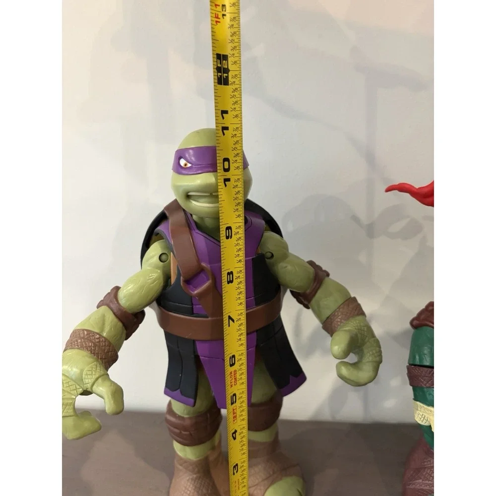 Big Teenage Mutant Ninja Turtle TMNT Playmate 2012 Donatello 11.5 & Raphael 10
